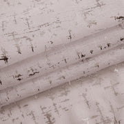 72" Blush And Silver Abstract Shower Curtain