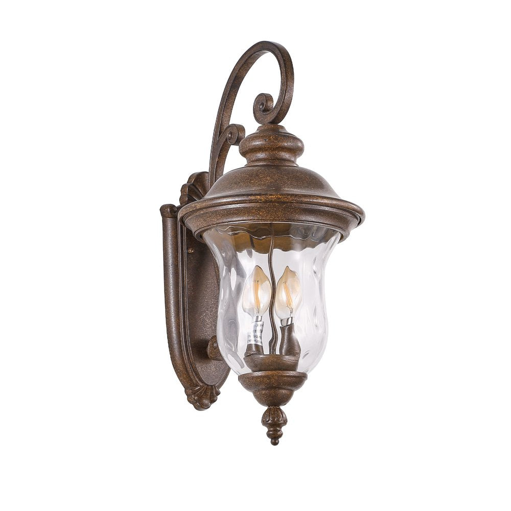 Bronze Transparent Outdoor Hanging Light