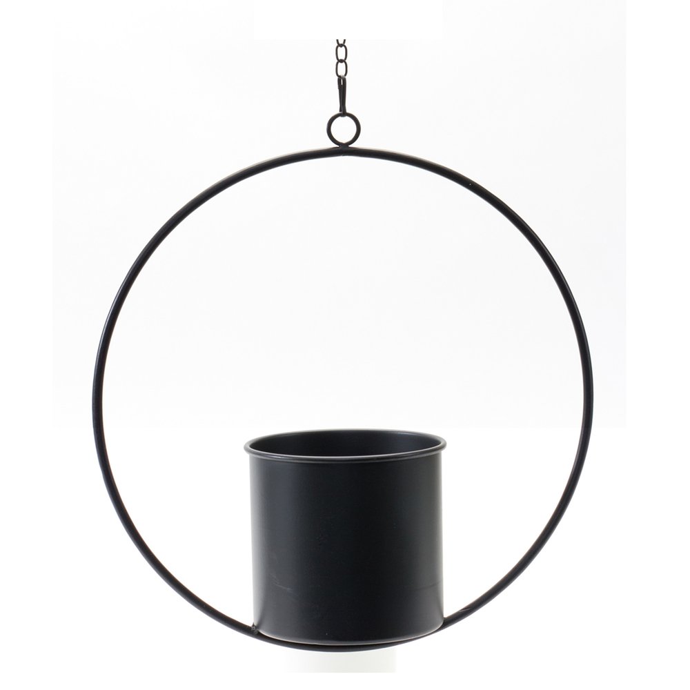 Set of Two Black Metal Garden Accents Accessories