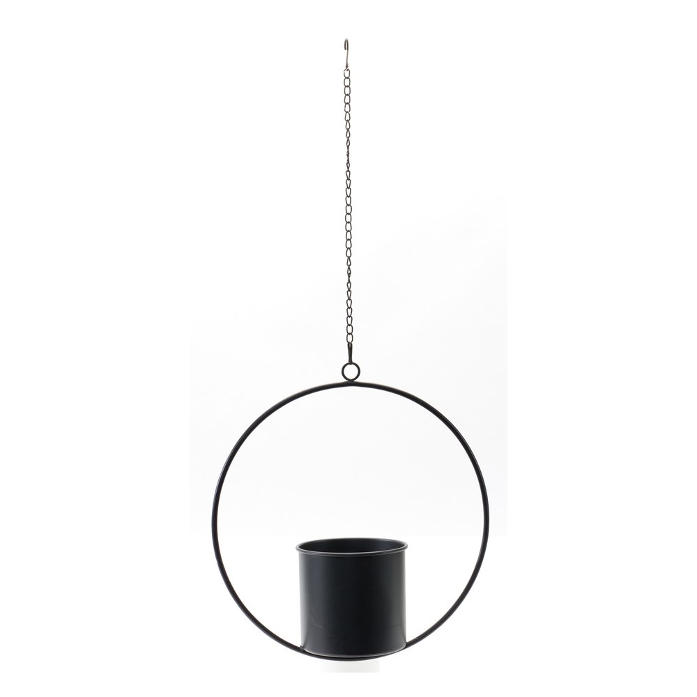 Set of Two Black Metal Garden Accents Accessories