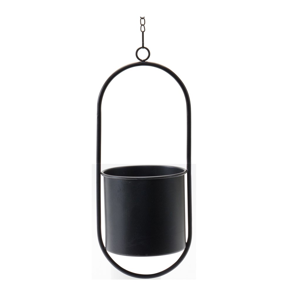 Set of Two Black Metal Garden Accents Accessories