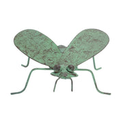 Set of Two Green Iron Garden Hanging Wall or Door Decor