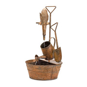 33" Copper Iron Birds Garden Hanging Wall or Door Decor