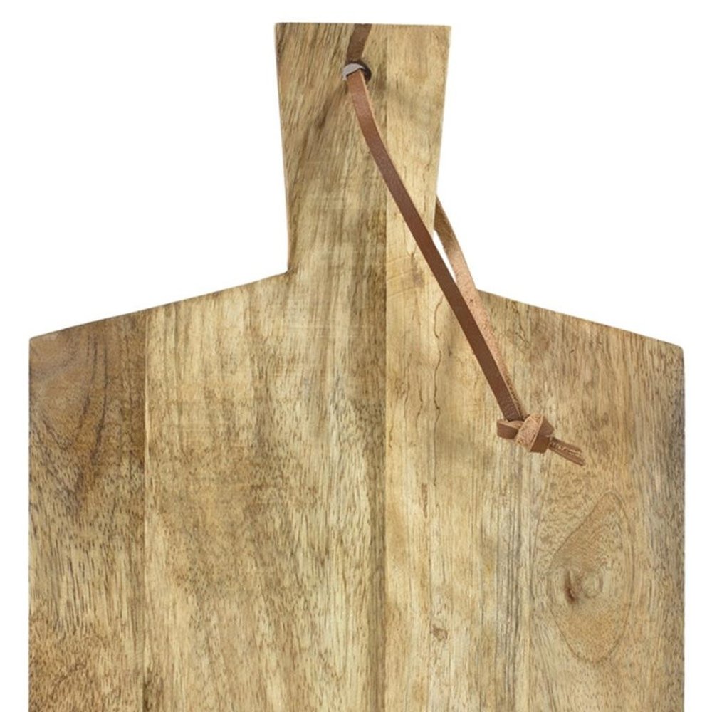 Set of Two Brown Solid and Manufactured Wood Cutting Boards
