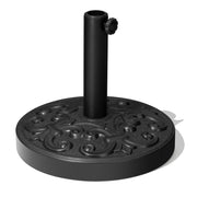 Black Market Umbrella Fillable Steel In Ground Adjustable Umbrella Base