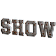 10" X 8" Gray words Metal Wall Decor