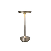 11" Silver Round Table Lamp