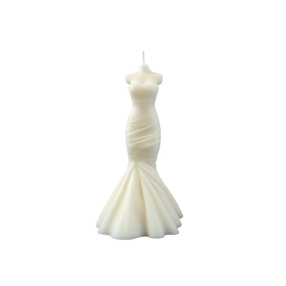 4" Ivory French Market Scented Dimensional Form Candle