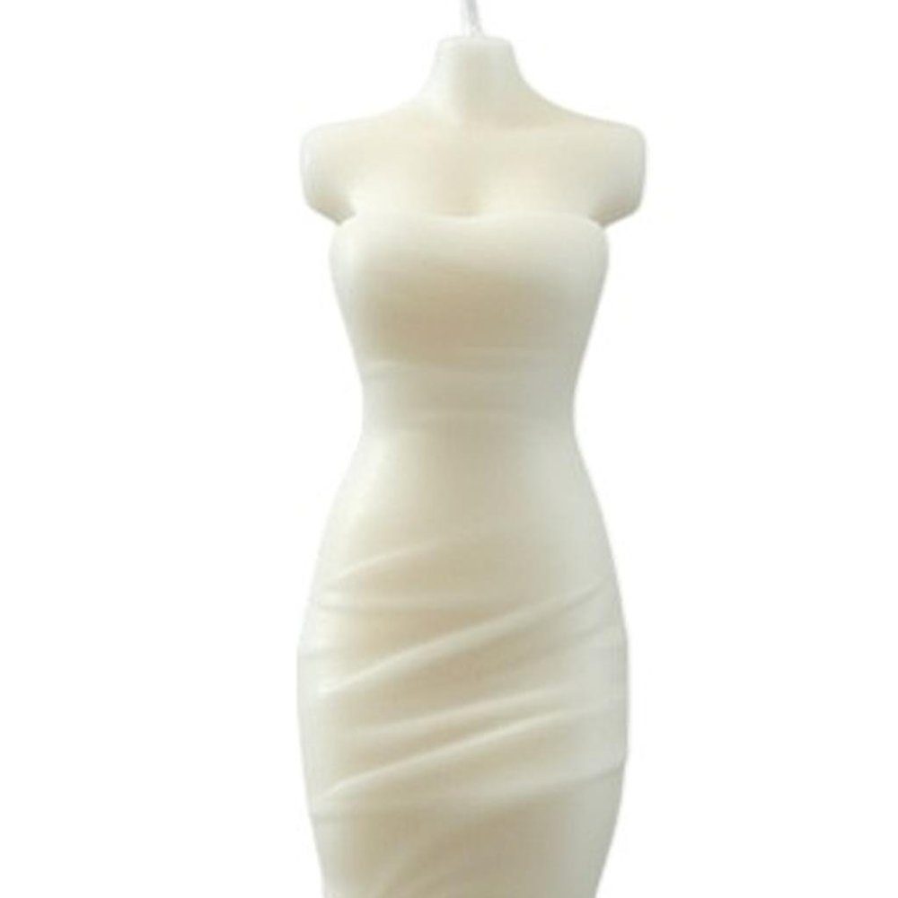 4" Ivory French Market Scented Dimensional Form Candle