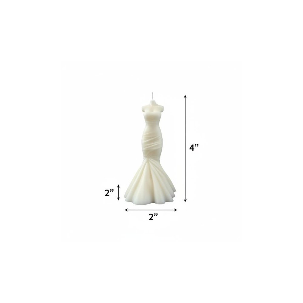 4" Ivory French Market Scented Dimensional Form Candle