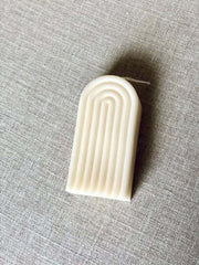 3" Ivory Unscented Candle