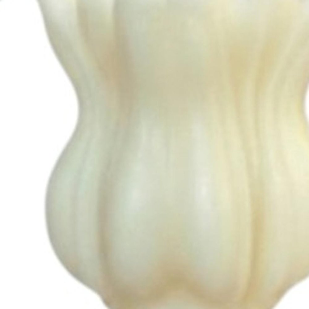 5" Ivory Rose Petals Scented Dimensional Flower Candle