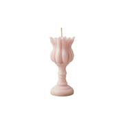 5" Pink Rose Petals Scented Dimensional Flower Candle