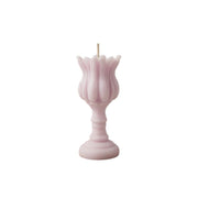 5" Orchid Rose Petals Scented Dimensional Flower Candle