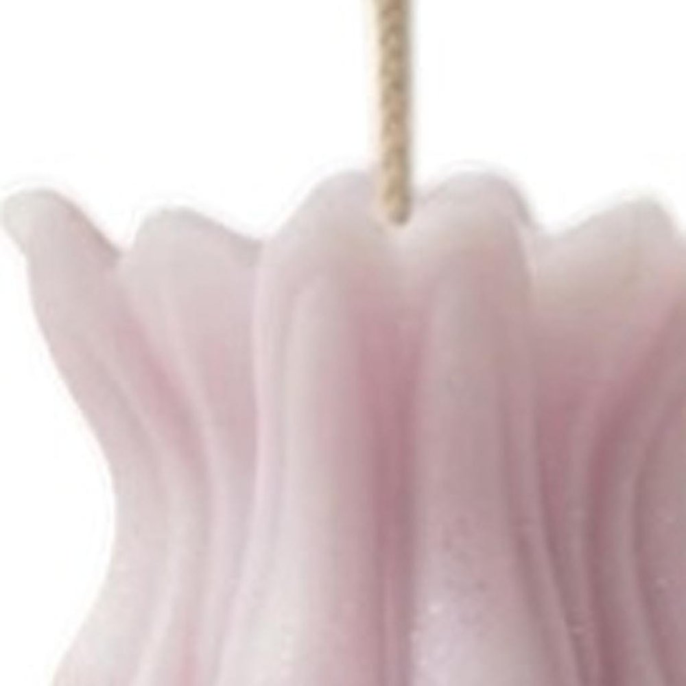 5" Orchid Rose Petals Scented Dimensional Flower Candle