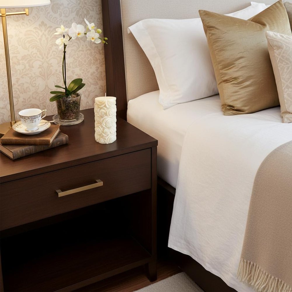2" Ivory Day at the Spa Scented Candle Cylinder Pillar