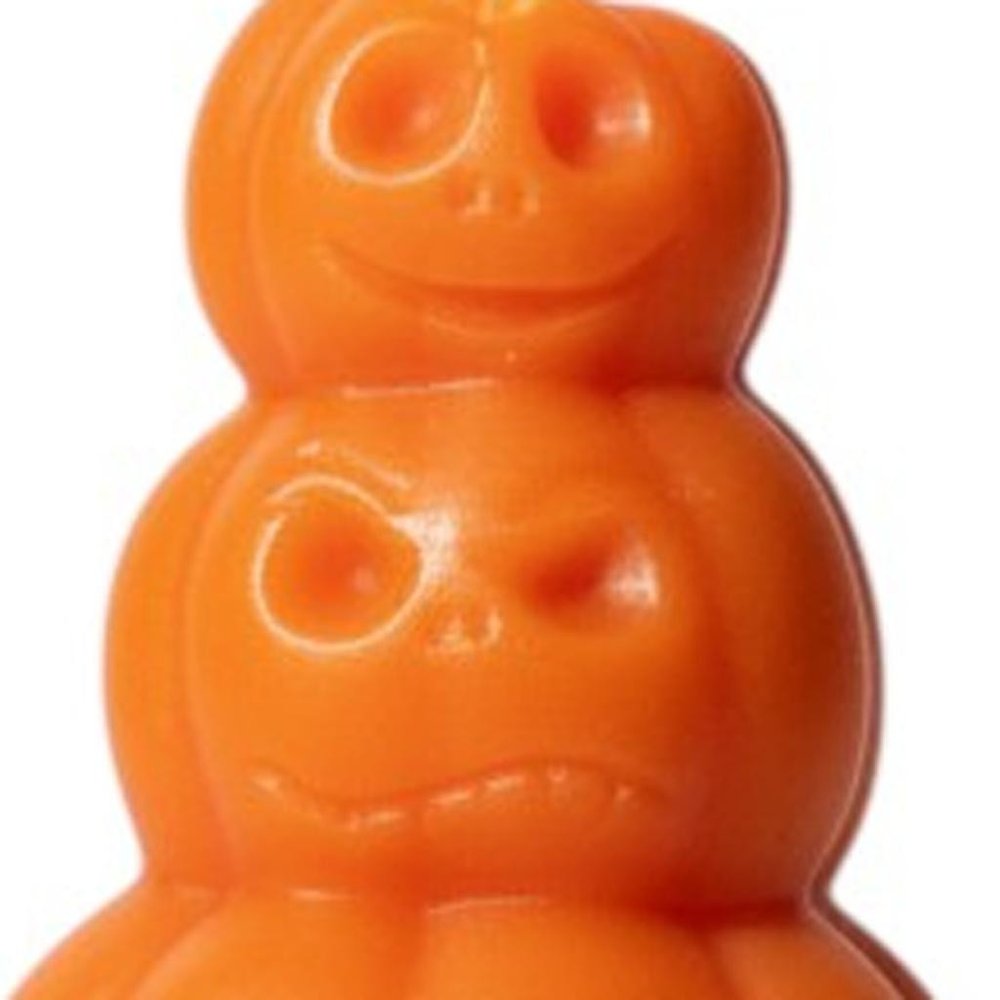 3" Orange Pumpkin And Apple Scented Dimensional Pumpkin Candle