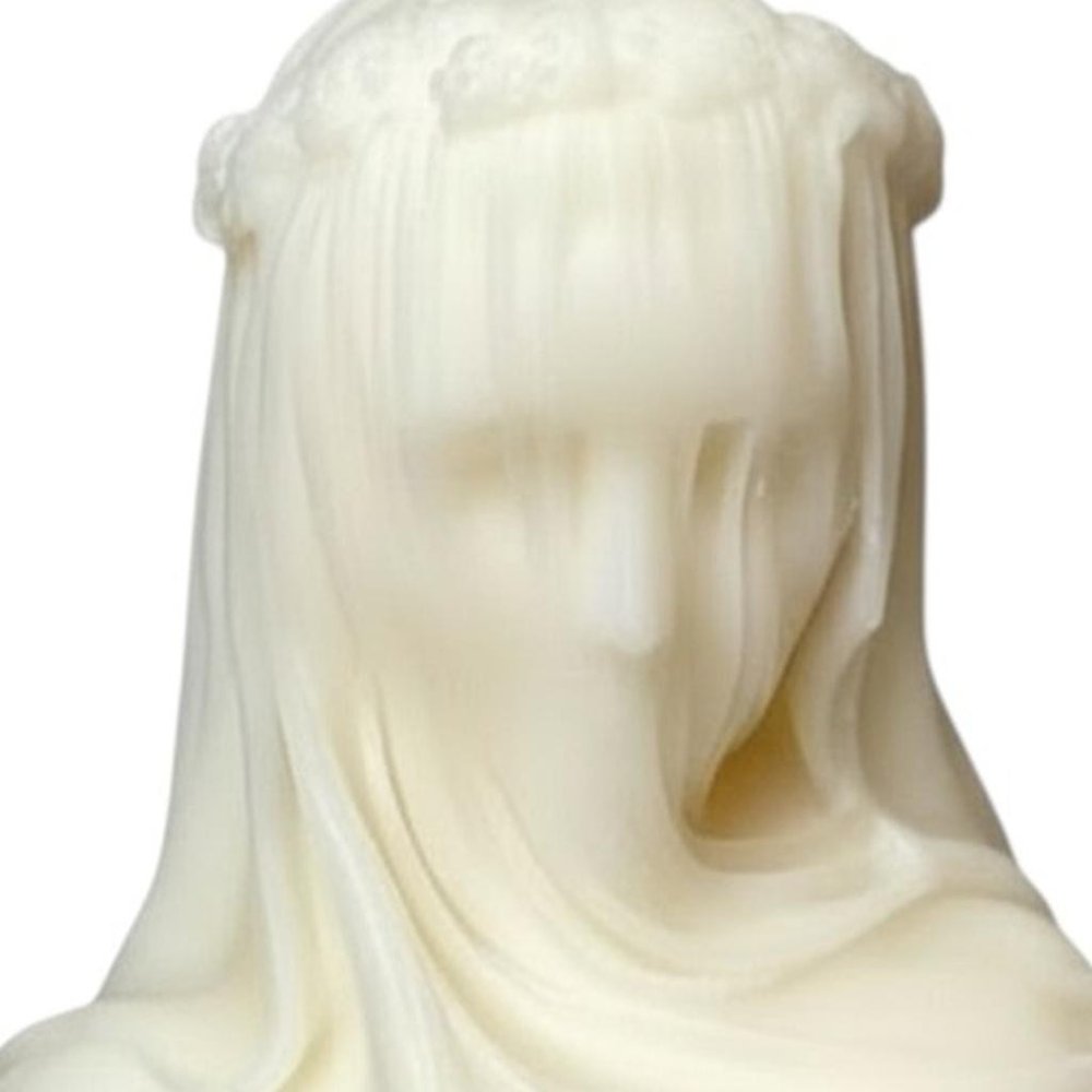 6" Ivory Vanilla Scented Dimensional Lady Candle