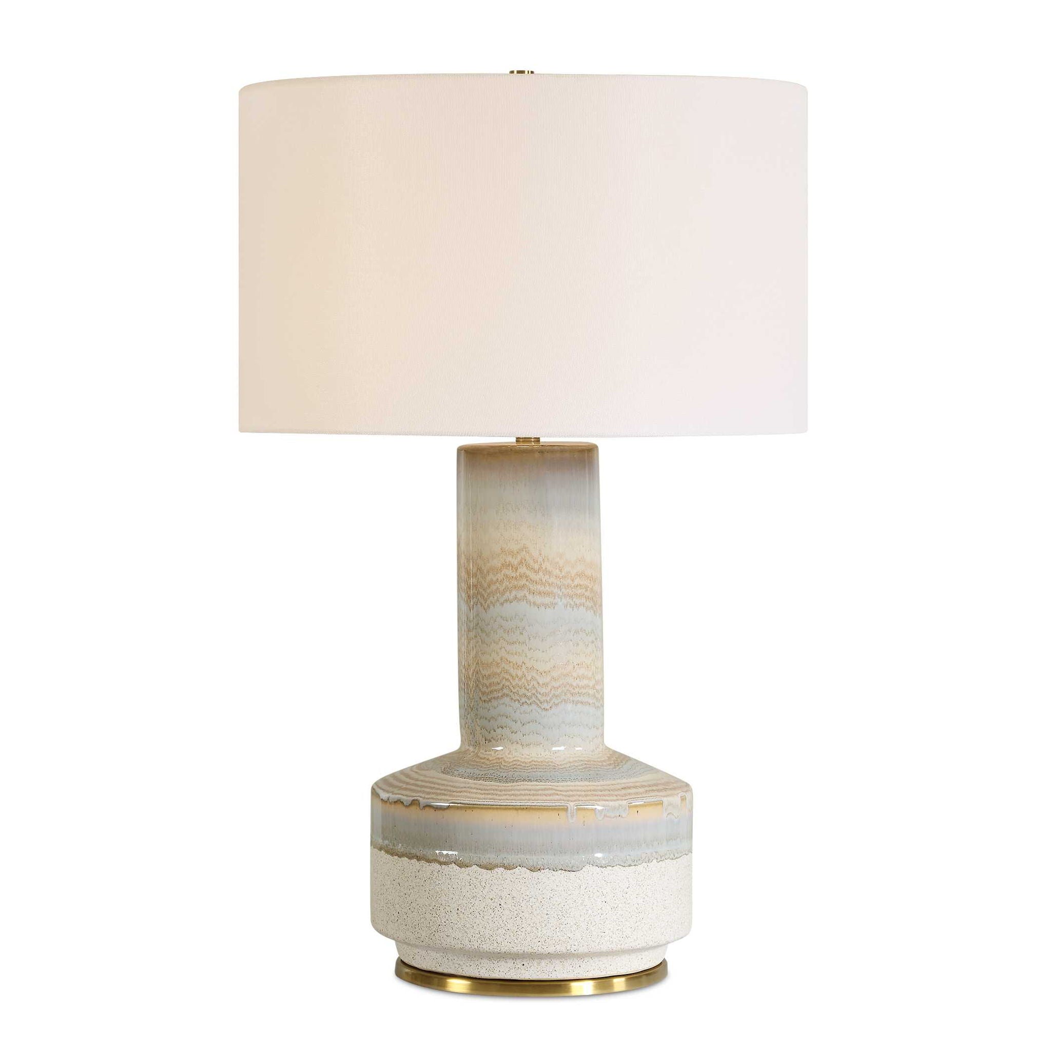 Armitage - Textured Table Lamp - Blue / Brown / Gray / White