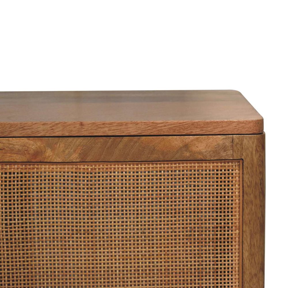 14" Brown Solid Wood Storage Bench