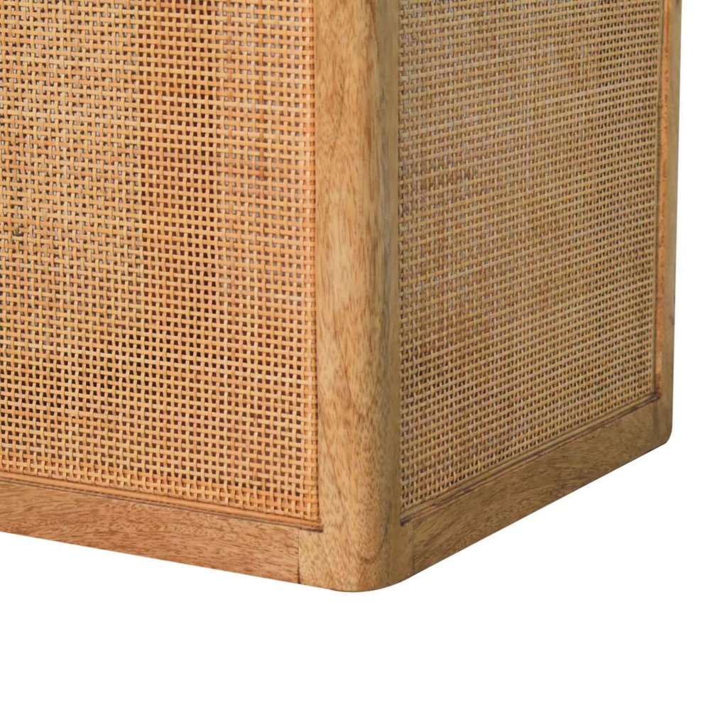 14" Brown Solid Wood Storage Bench