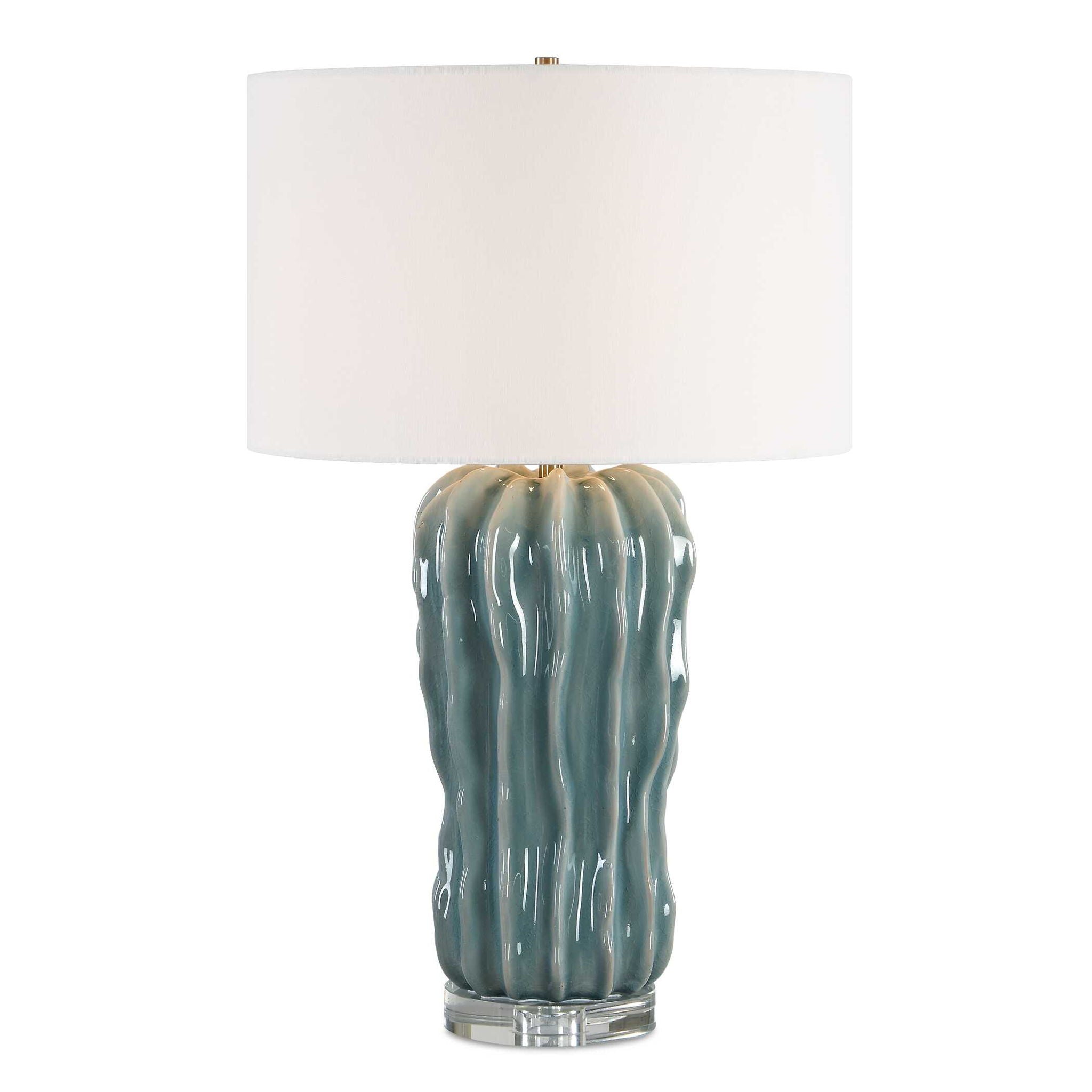 Niese - Glaze Table Lamp - Light Blue