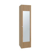 Two Piece Beige Bedroom Set With Mirror