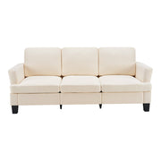 84" Beige Linen Sofa