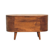 32" Brown Solid Wood Sideboard