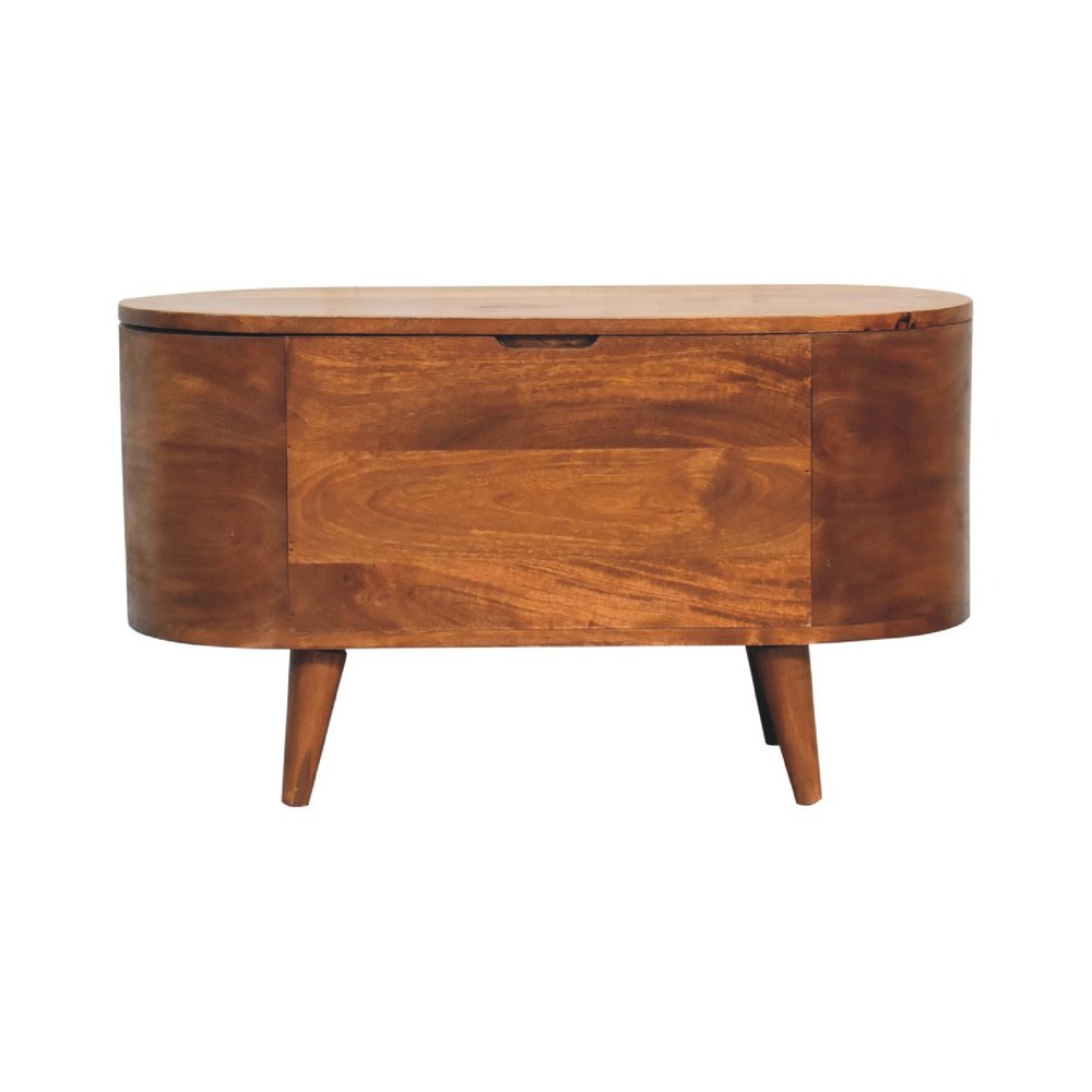 32" Brown Solid Wood Sideboard