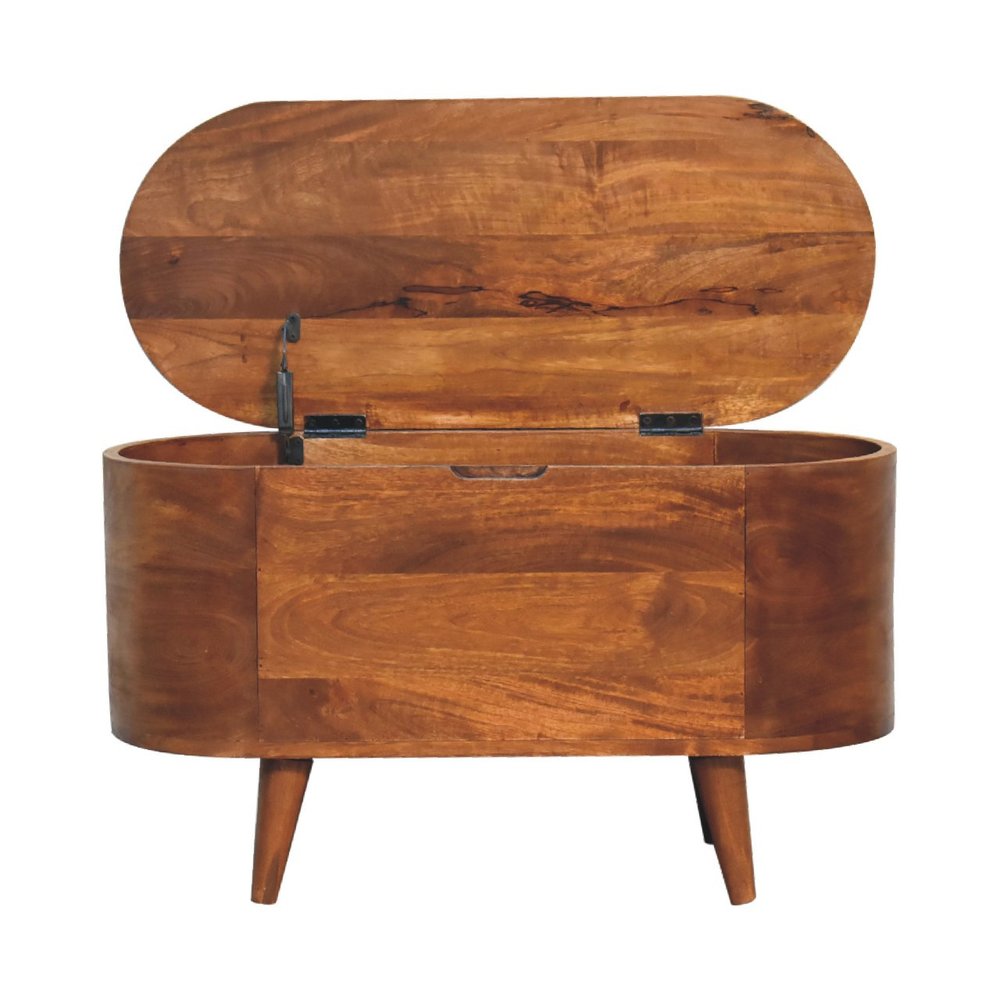 32" Brown Solid Wood Sideboard