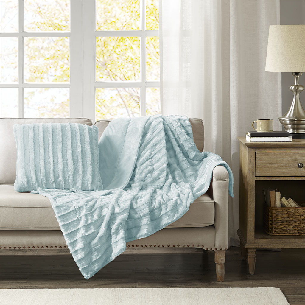 Duke - Squre Pillow - Blue
