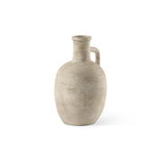 9" Beige Ceramic Table Vase