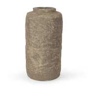12" Gray Paper Mache Table Vase
