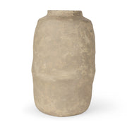 18" Gray Paper Mache Table Vase