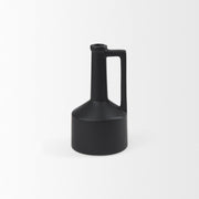 9" Black Ceramic Table Vase