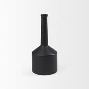 13" Black Ceramic Table Vase