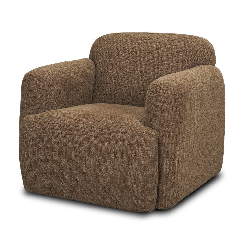 Set of 17 38" Brown Fabric Arm Chair