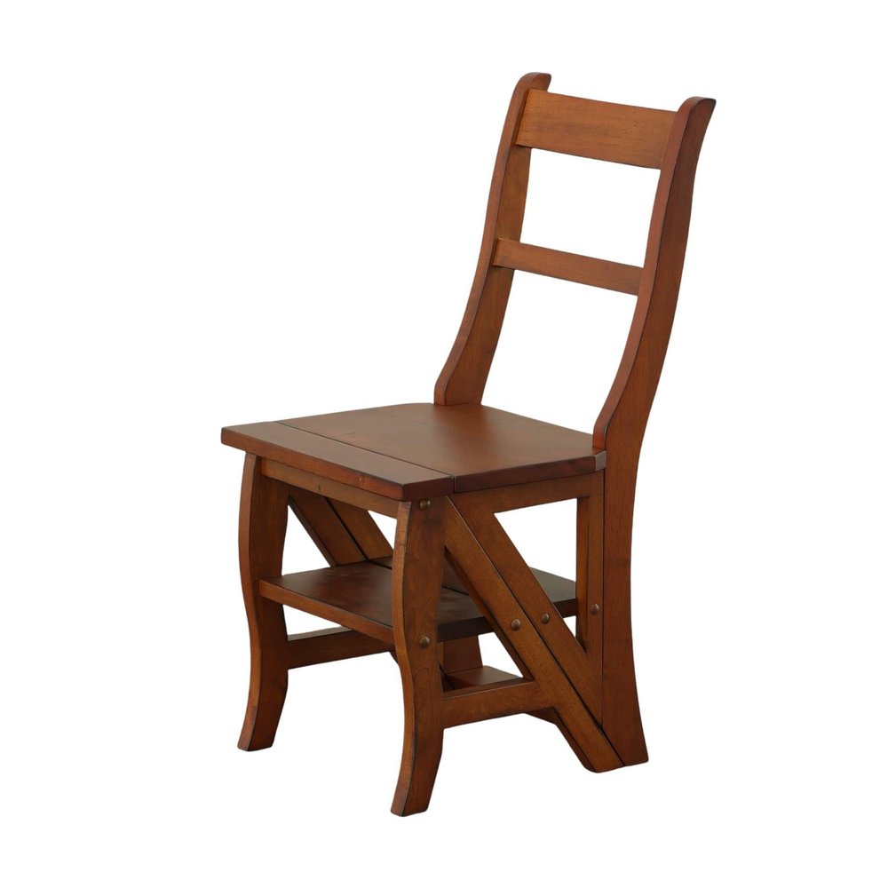 23" Chestnut Solid Wood Side Chair