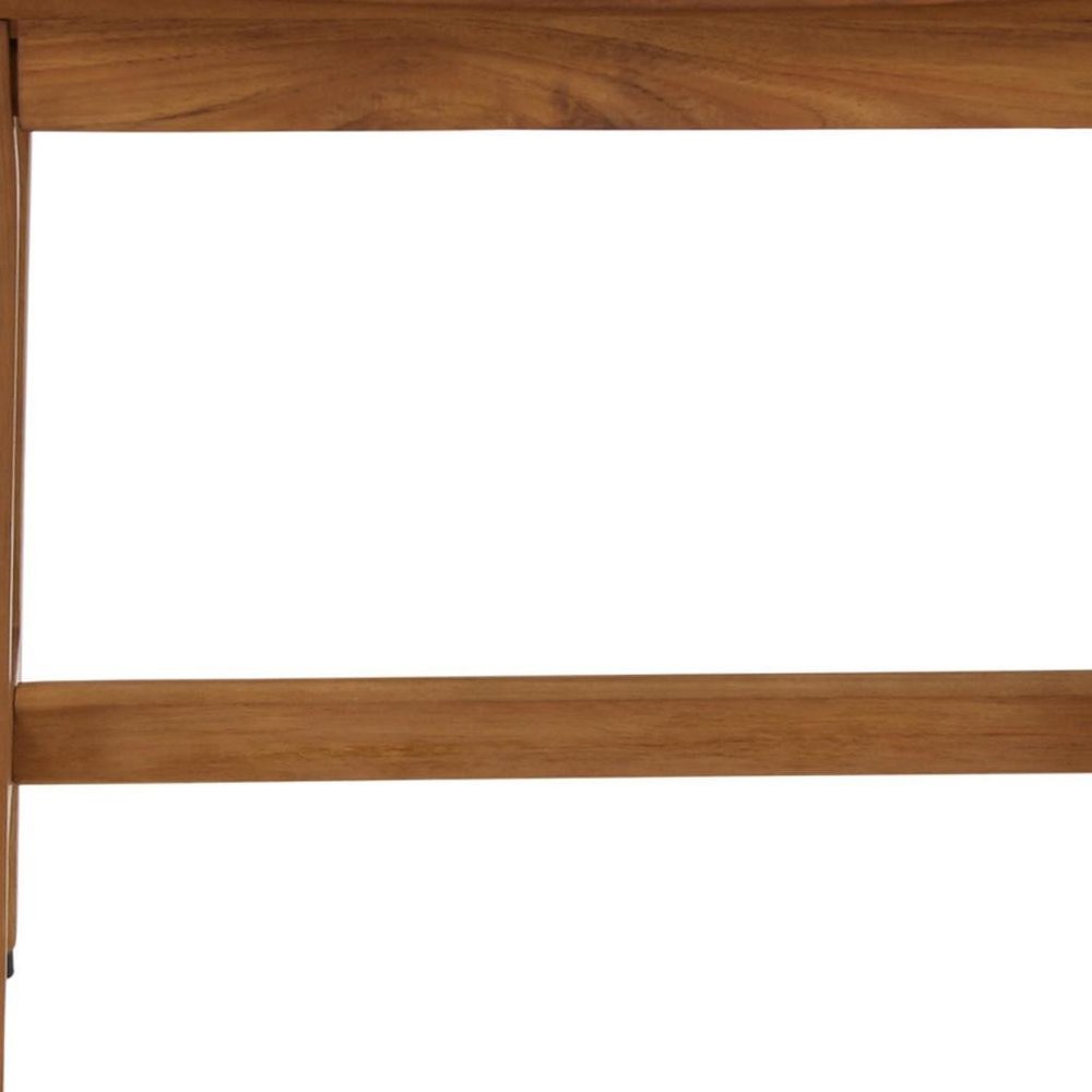 18" X 24" Brown Teak Rectangular Shower Bench