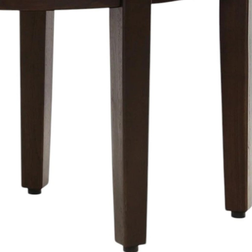 21" X 16" Brown Teak Corner Shower Bench