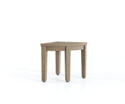 13" X 12" Brown Teak Corner Rectangular Shower Bench