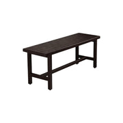 18" X 48" Brown Teak Rectangular Shower Bench