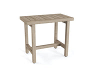 21" X 24" Brown Teak Rectangular Shower Bench