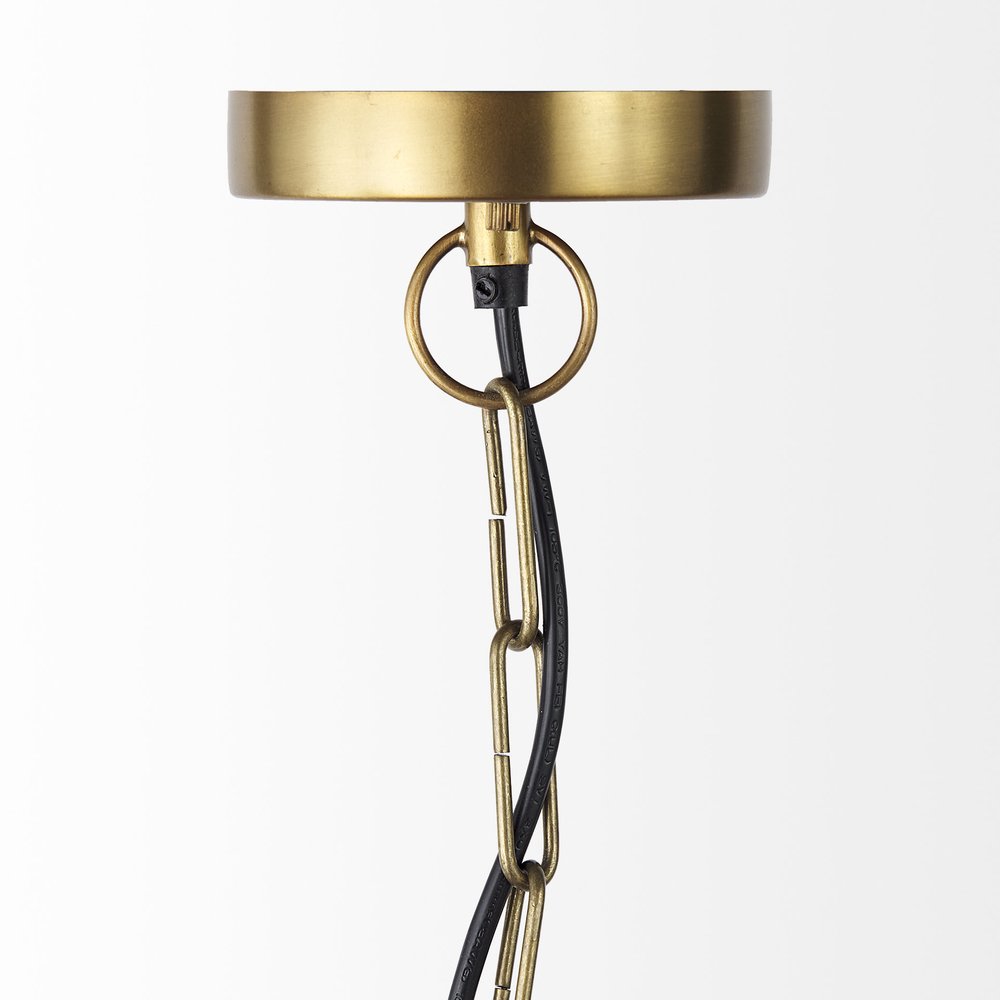 Black Metal Single Ceiling Light With Black Shades