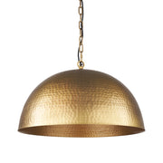 Gold Metal Single Ceiling Light With Gold Shades