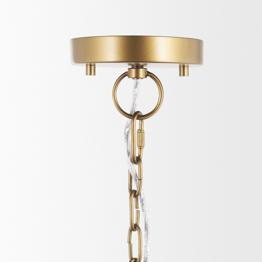 Taupe Metal Single Ceiling Light With Cream Shades