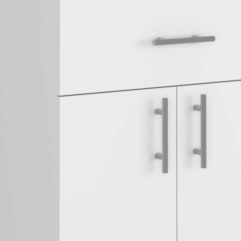 34" White Wood Pantry Or Storage Closet