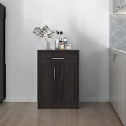 33" Walnut Wood Pantry Or Storage Closet