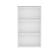 21" White Wood Wall Mounted China Cabinet
